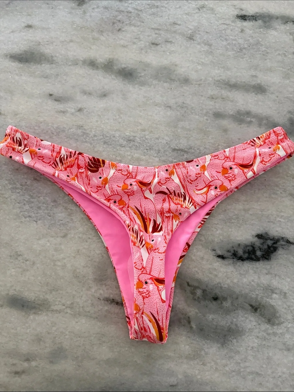 NEW Jungle Sol Pink Paradise Bikini Bottom